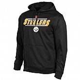 Men's Pittsburgh Steelers Majestic Synthetic Hoodie Sweatshirt - Black,baseball caps,new era cap wholesale,wholesale hats